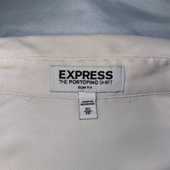 Express Embroidered Slim Fit Portofino Shirt - Picture 3 of 6